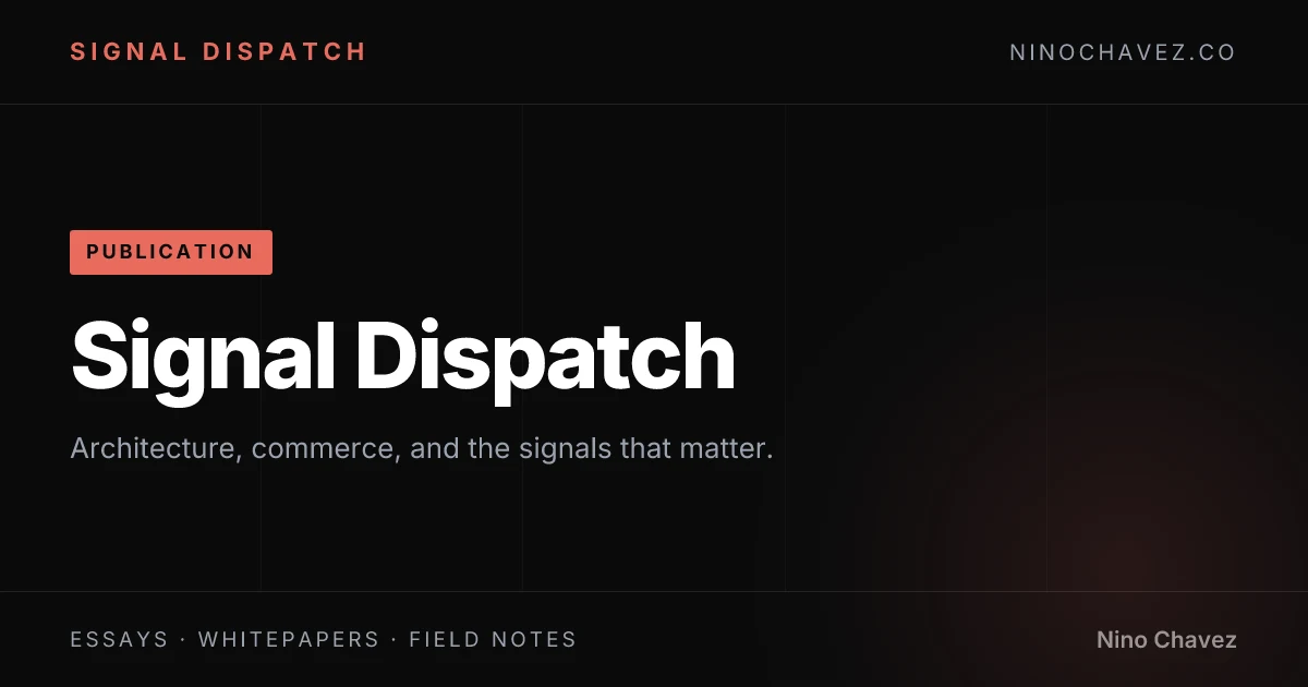 Signal Dispatch publication cover